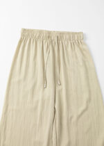 ⁦بنطلون نسائي واسع سادة⁩ - الصورة ⁦2⁩