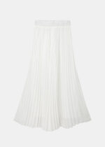Women Pleated Long Skirt