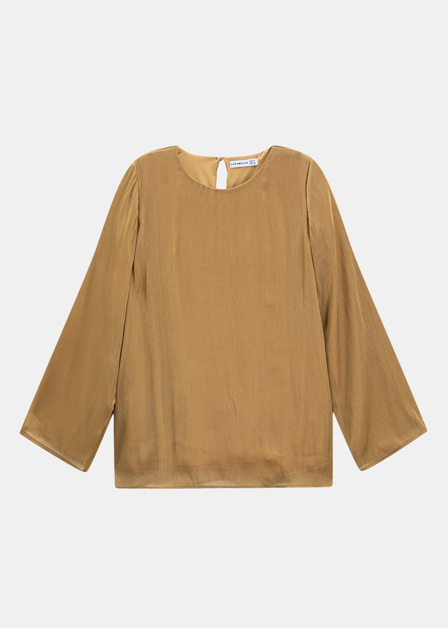 6125216004439-a بلوزة نسائي بنسيج لامع - الصورة 1