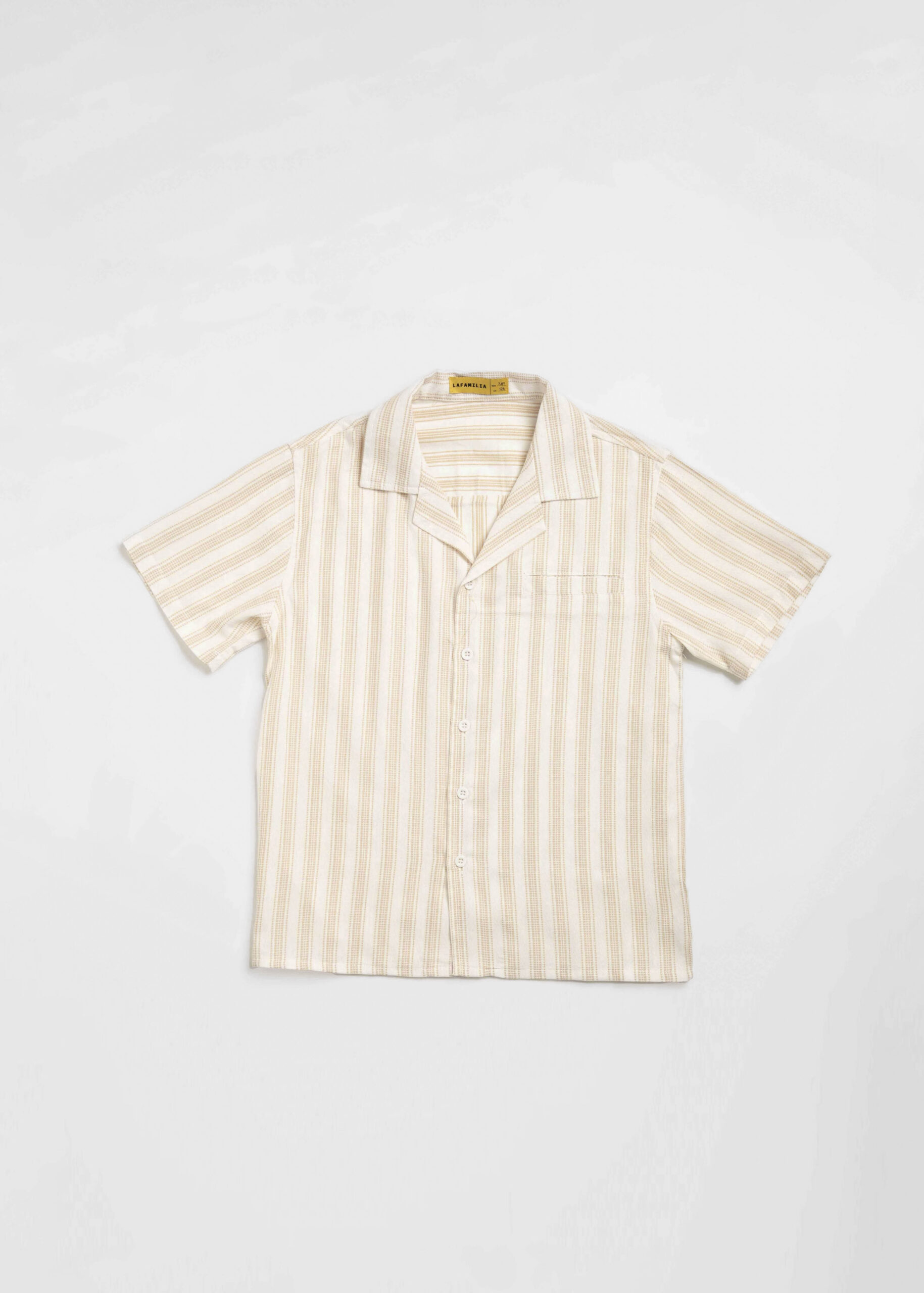 6125304030802-a Kids Boy Striped Shirt - Image 1