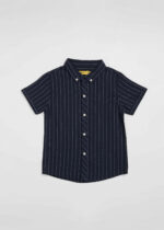 Kids Boy Striped Shirt - Image 2