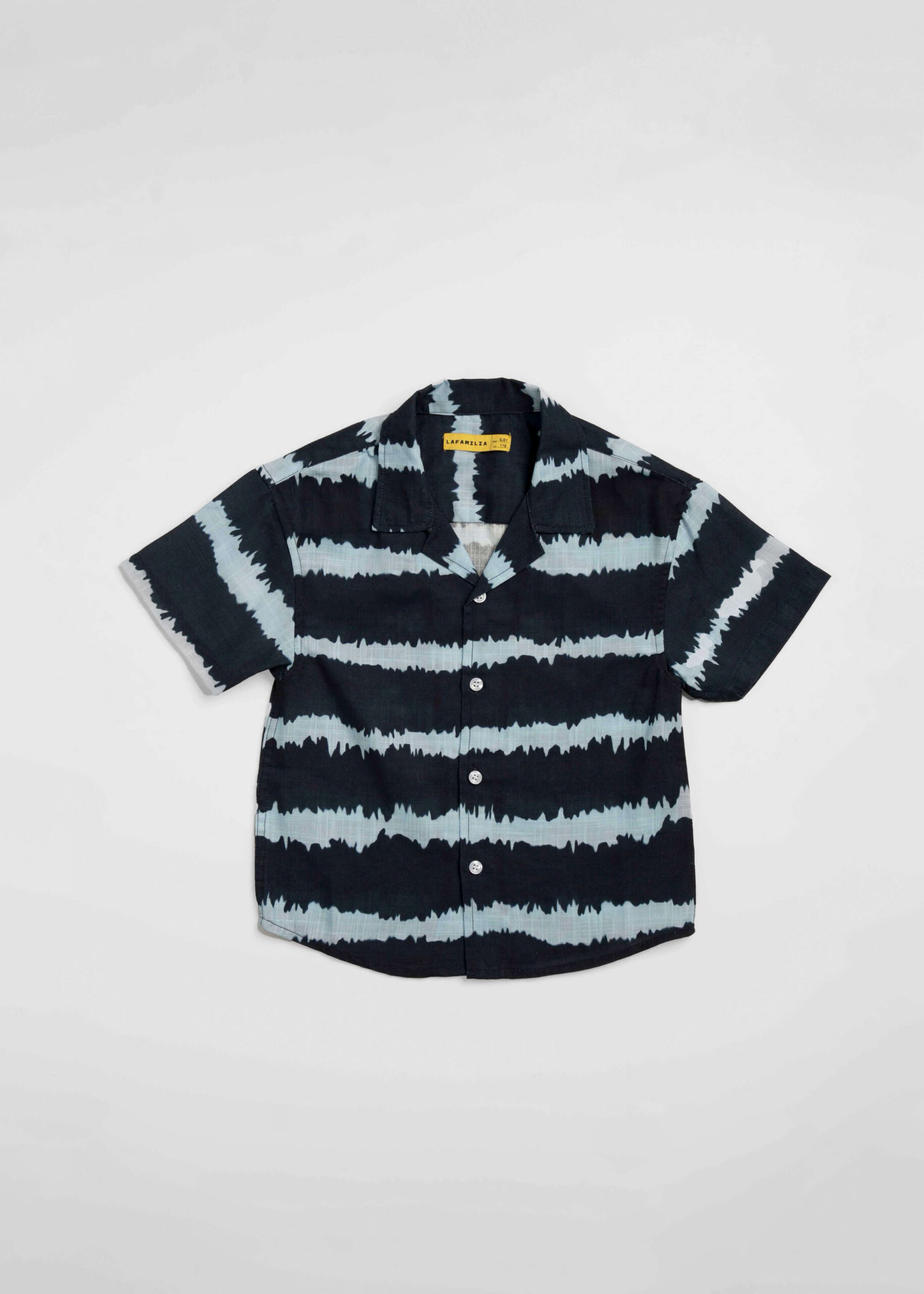 6125304034408-a Kids Boy Striped Shirt - Image 1