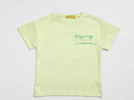 Kids Boy Smiley Face Printed T-Shirt