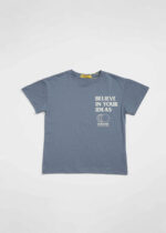 تيشيرت أطفال ولادي بطباعة “Believe in your Ideas”