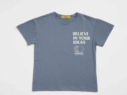 Kids Boy "Believe in your Ideas" Printed T-Shirt