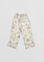 Kids Girl Printed Linen Trouser - Image 2