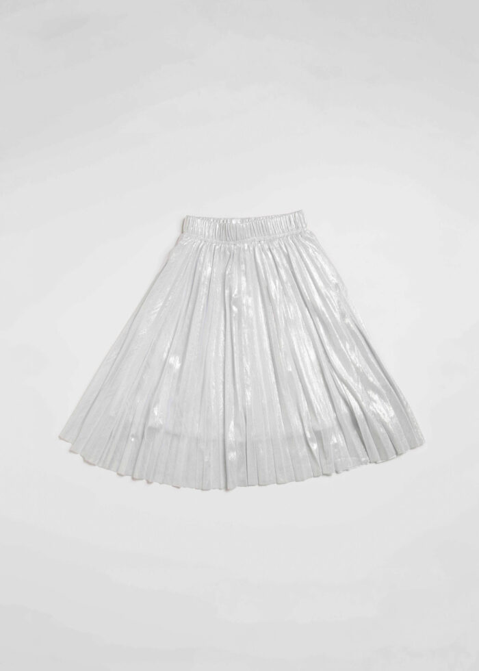 Kids Girl Glittery Fabric Long Skirt - Image 2