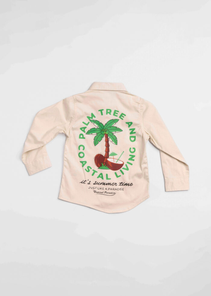 Baby Boy "It’s Summer Time" Printed Shirt - Image 2