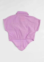 Baby Girl Plain Cropped Shirt - Image 2