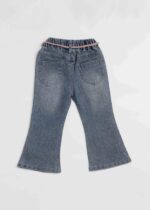Baby Girl Strass Decor Jeans Trouser - Image 2