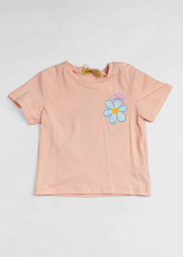 ⁦تيشيرت أطفال بيبي بناتي بطباعة “Blooming Everyday”⁩ - الصورة ⁦1⁩