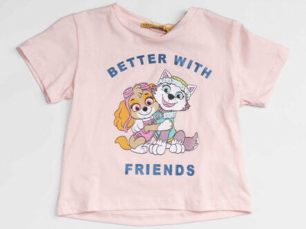 Baby Girl "Paw Patrol" Printed T-Shirt