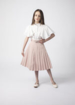 تنورة أطفال بناتي كسرات قصيرة