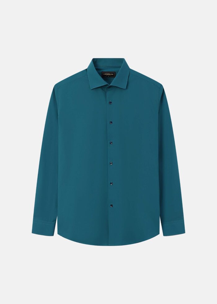 ⁦قميص رجالي سادة Slim-Fit⁩ - الصورة ⁦1⁩