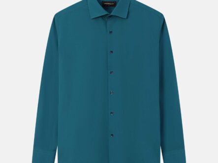 Men Plain Slim-Fit Shirt