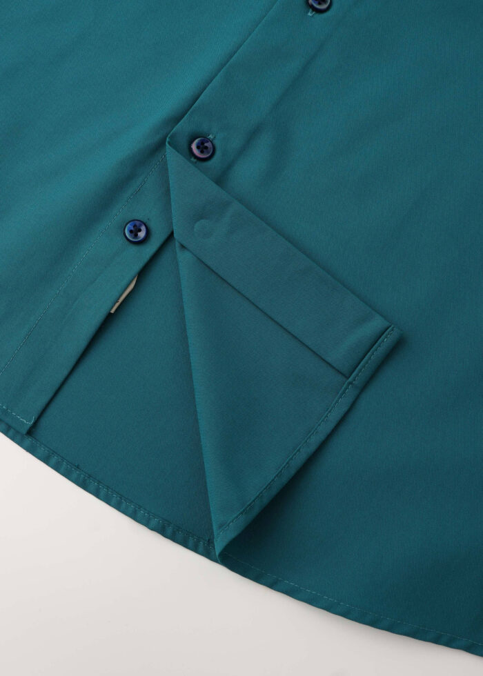 ⁦قميص رجالي سادة Slim-Fit⁩ - الصورة ⁦3⁩