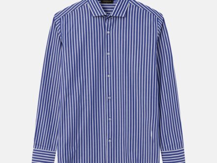 قميص رجالي مخطط Slim-Fit