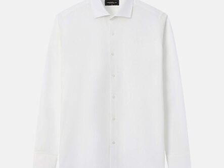 Men Plain Slim-Fit Shirt