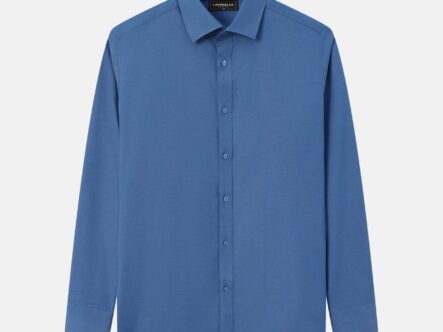 Men Plain Slim-Fit Shirt