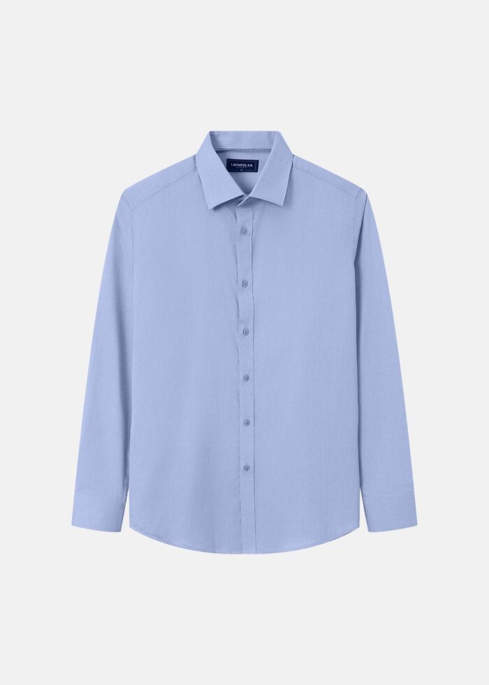 ⁦قميص رجالي سادة Slim-Fit⁩ - الصورة ⁦1⁩