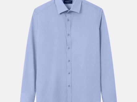 Men Plain Slim-Fit Shirt