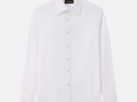 قميص رجالي بنقش Slim-Fit