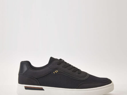 Men Fabric and Leather Sport Shoes