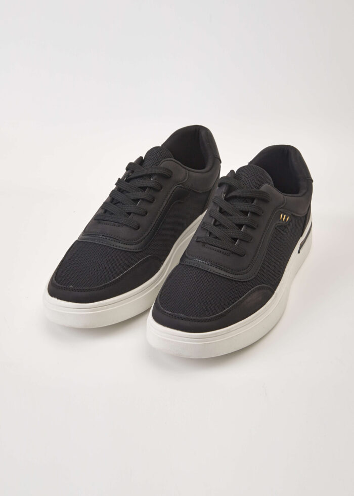 Men Fabric and Leather Sport Shoes - Image 2