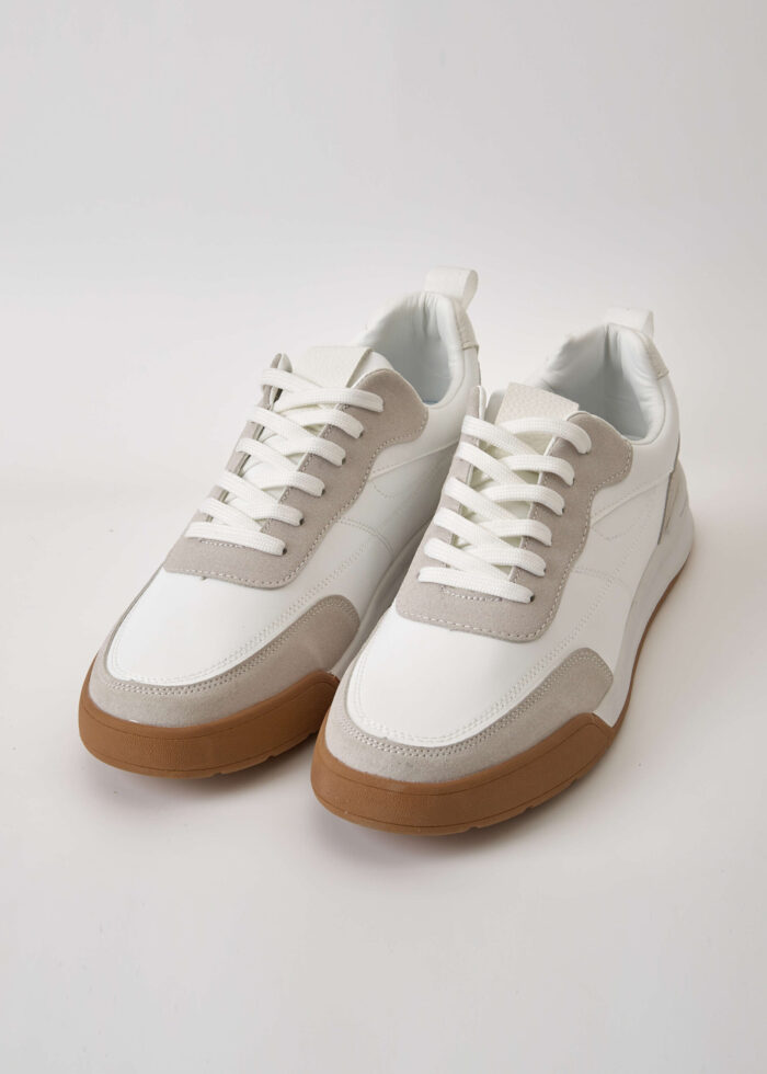 Men Leather and Suede Sport Shoes - Image 2