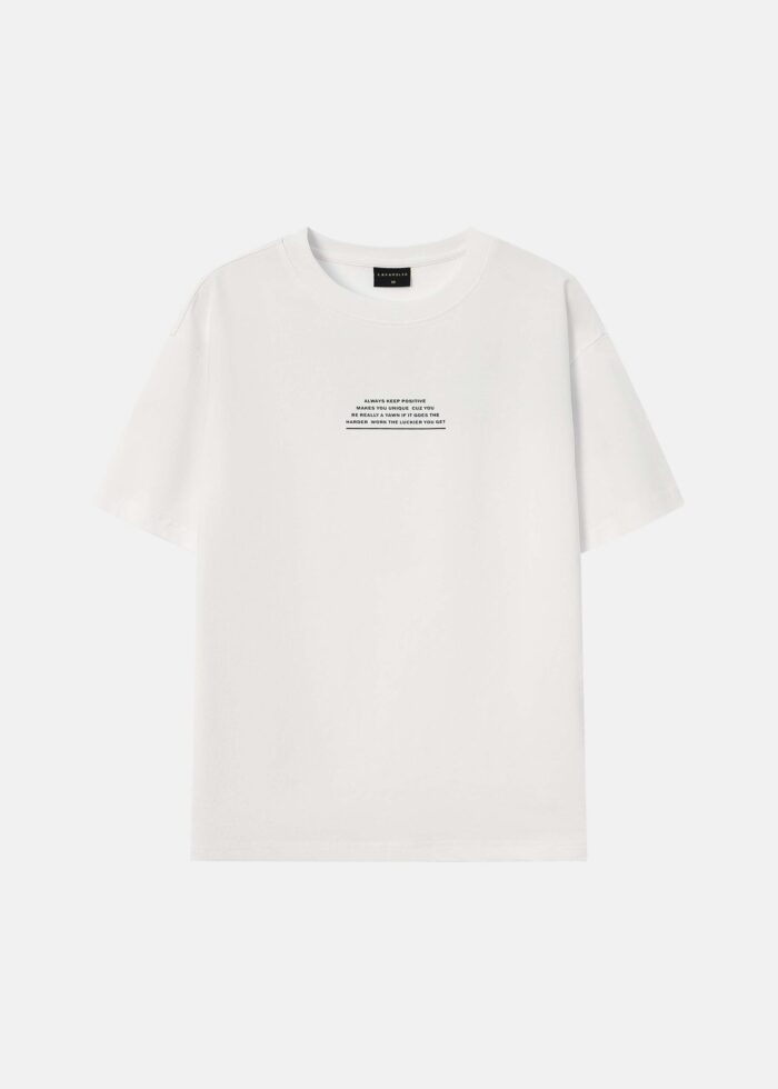 Men "Positive" Printed T-Shirt - Image 1