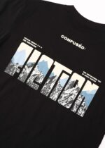 Men "Fiction" Printed T-Shirt - Image 7