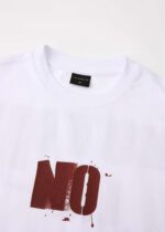 Men "NO" Printed T-Shirt - Image 2