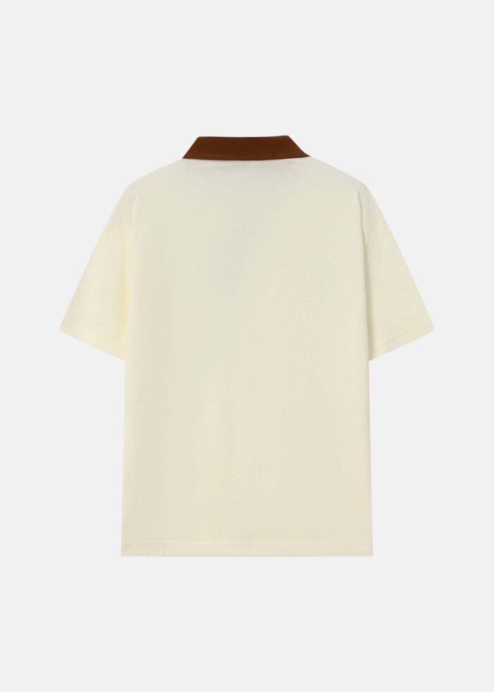 Men "Earn" Printed Polo Shirt - Image 8