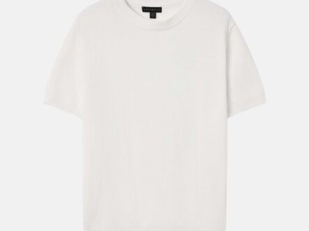 Men Knitted Plain T-Shirt