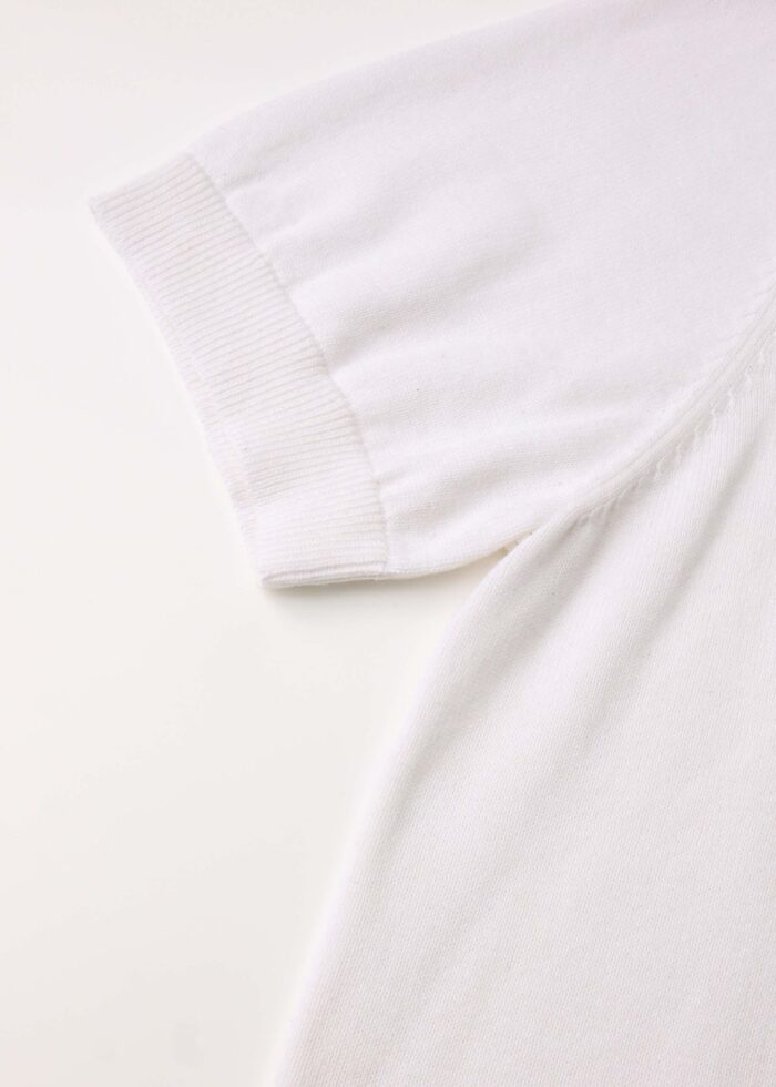 Men Knitted Plain T-Shirt - Image 3