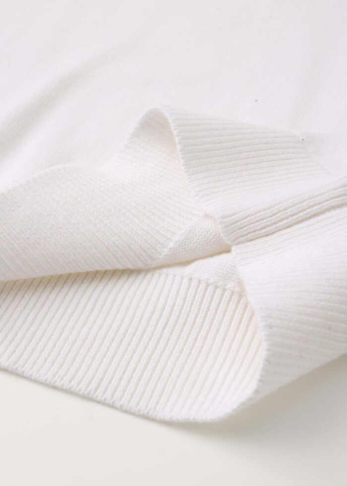 Men Knitted Plain T-Shirt - Image 4