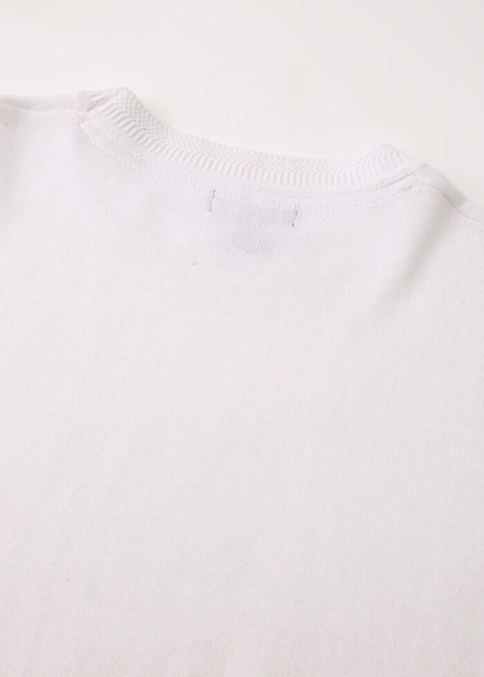 Men Knitted Plain T-Shirt - Image 5