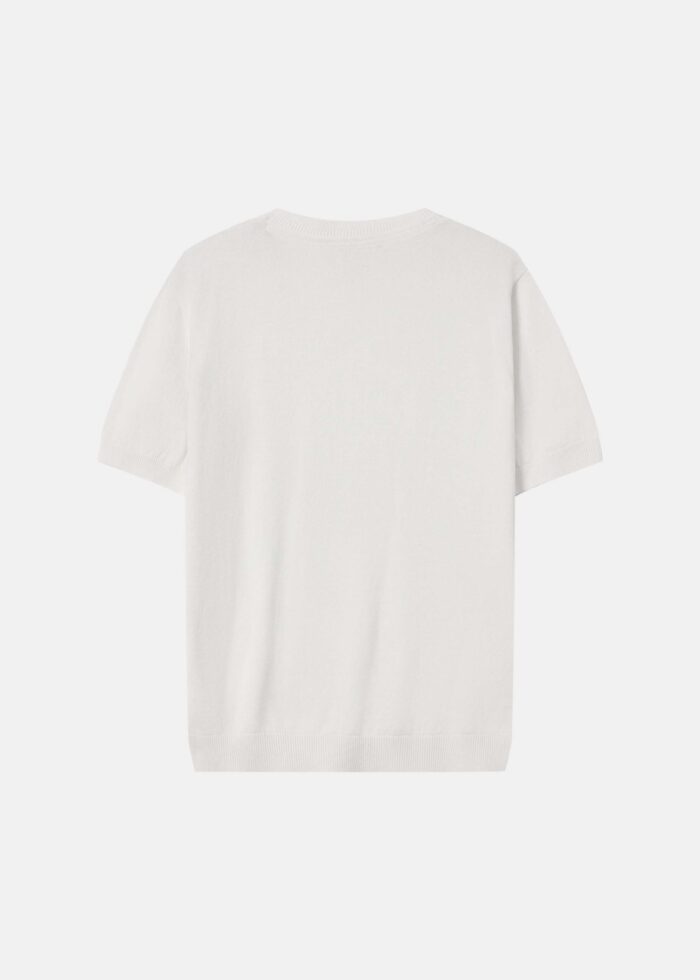 Men Knitted Plain T-Shirt - Image 7