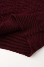 Men Knitted Patterned T-Shirt - Image 4