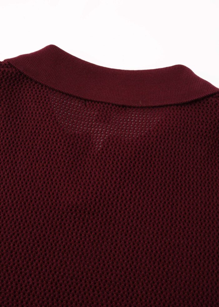 Men Knitted Patterned T-Shirt - Image 5