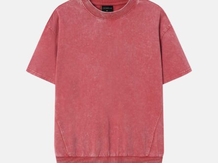 Men Acid Washed Effect T-Shirt