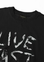 Men "Live Fast Stay True" Printed T-Shirt - Image 2