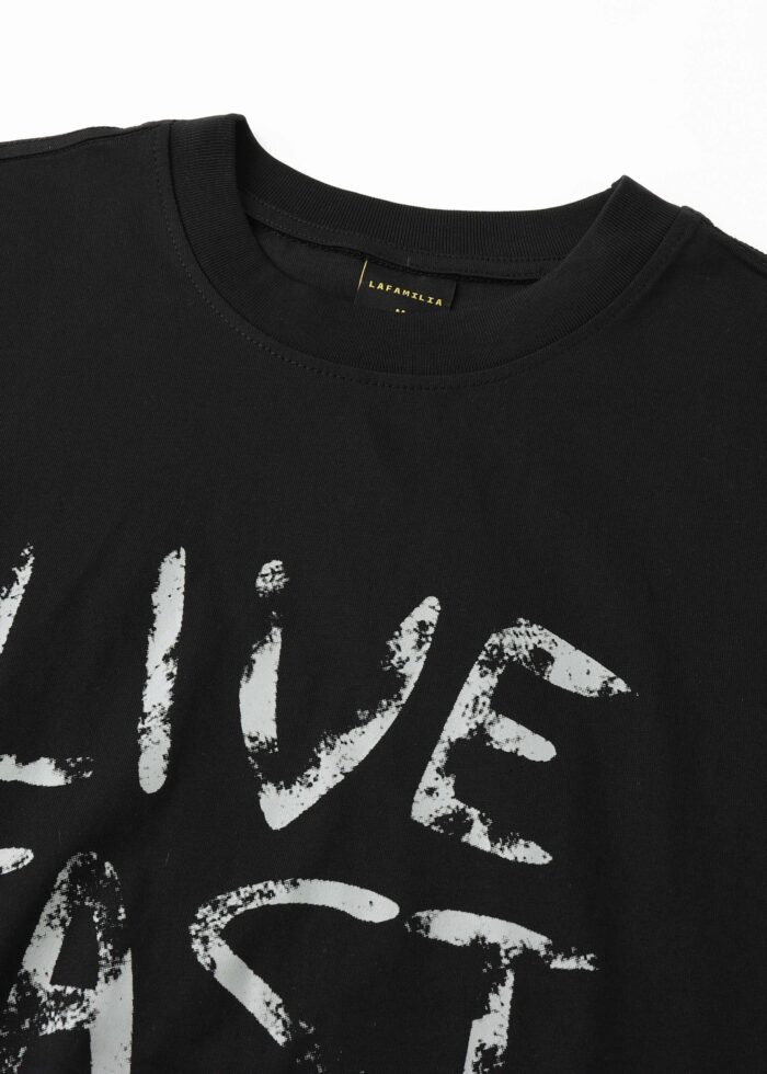 Men "Live Fast Stay True" Printed T-Shirt - Image 2