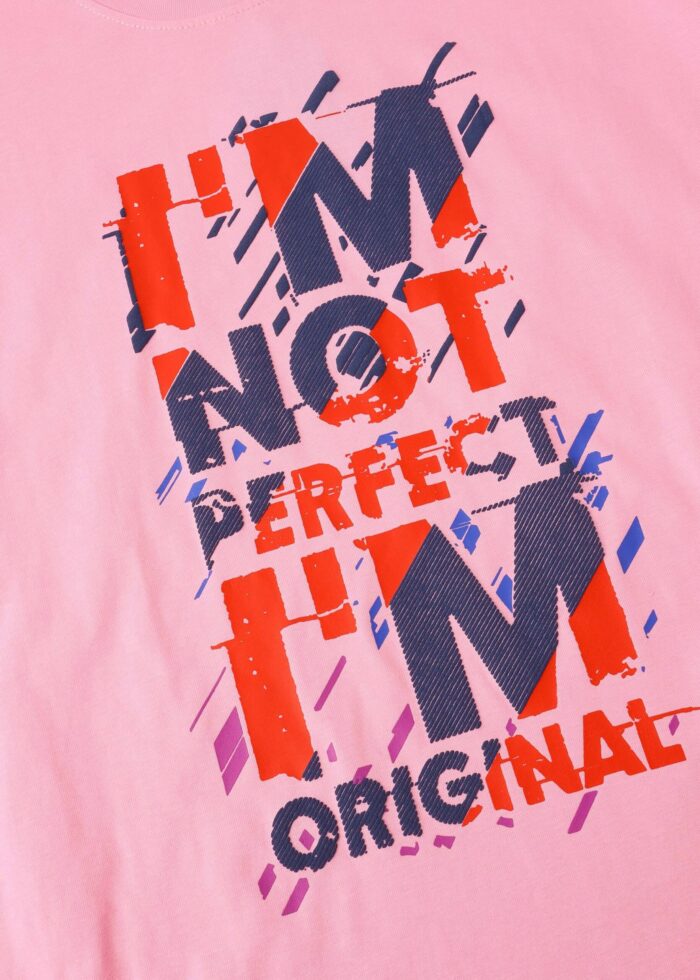 Men "I'm not Perfect I’m Original" Printed T-Shirt - Image 3