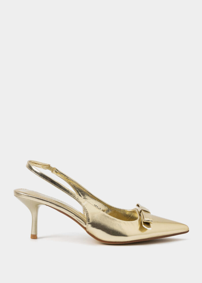 Women Leather Heels Sandal - Image 1