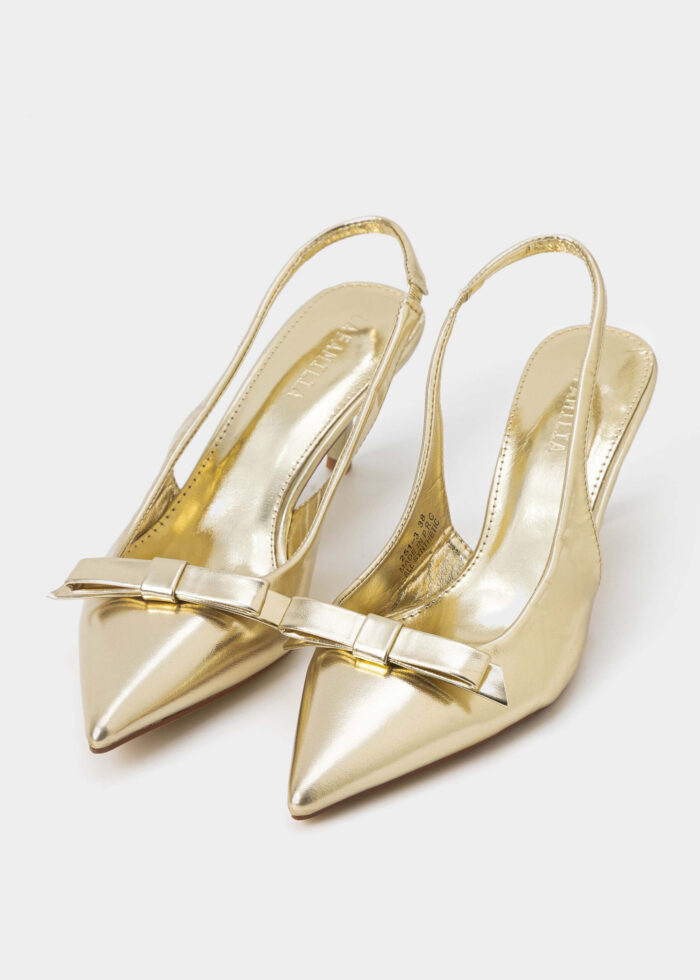 Women Leather Heels Sandal - Image 2
