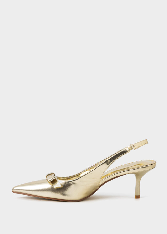 Women Leather Heels Sandal - Image 5