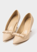 Women Leather Heels Shoes - Image 2