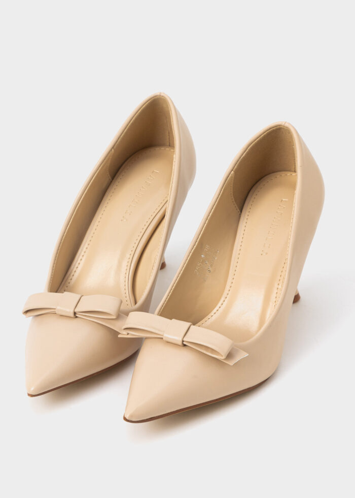 Women Leather Heels Shoes - Image 2