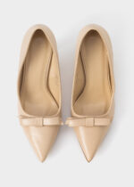 Women Leather Heels Shoes - Image 4